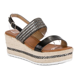Seastar Espadrillas con zeppa nero 2