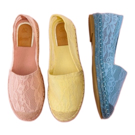 Seastar Espadrillas in pizzo giallo 1