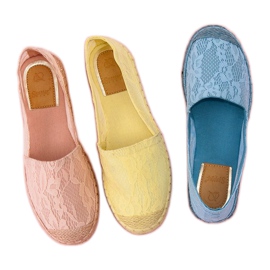 Seastar Espadrillas in pizzo giallo 2