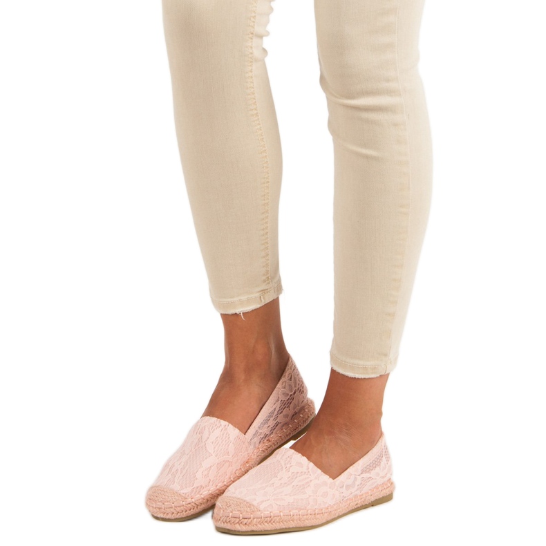Seastar Espadrillas in pizzo rosa 2