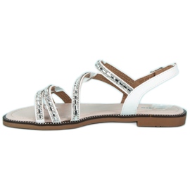 Nio Nio Sandali piatti alla moda bianco 1