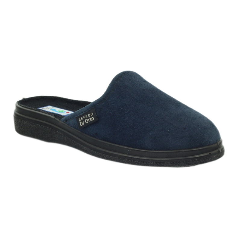 Pantofole per diabetici Befado 132d 006 blu navy 1