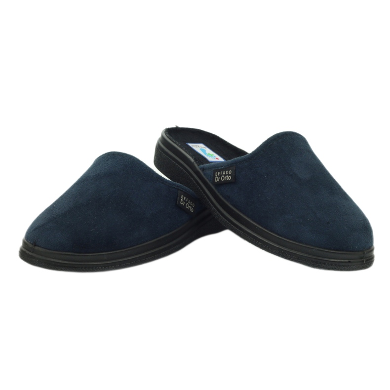 Pantofole per diabetici Befado 132d 006 blu navy 3