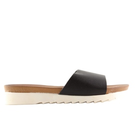 H10 Pantofole nere da donna nere nero 1