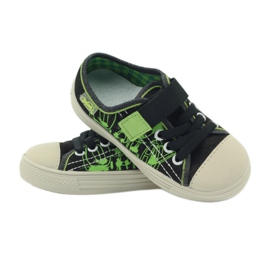 Sneakers Befado 429x005 nere nero verde 3