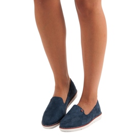Vices Vizi dei signori in camoscio blu navy 2