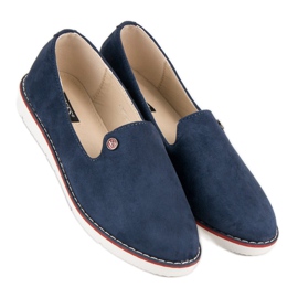 Vices Vizi dei signori in camoscio blu navy 1