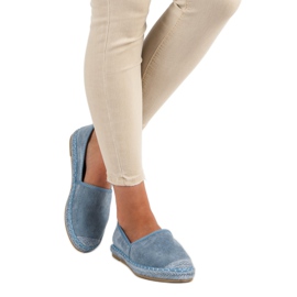 Nio Nio Espadrillas in camoscio blu 2