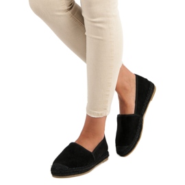Nio Nio Espadrillas in camoscio nero 2