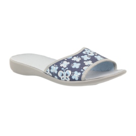 Ciabatte da donna Befado ciabatte 300D040 blu grigio blu navy 1