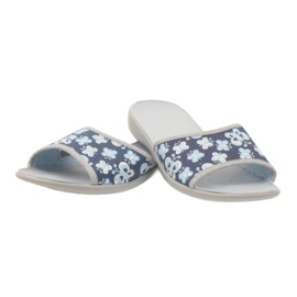 Ciabatte da donna Befado ciabatte 300D040 blu grigio blu navy 3