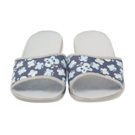 Ciabatte da donna Befado ciabatte 300D040 blu grigio blu navy 4
