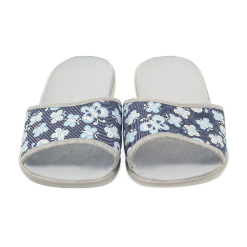 Ciabatte da donna Befado ciabatte 300D040 blu grigio blu navy 4