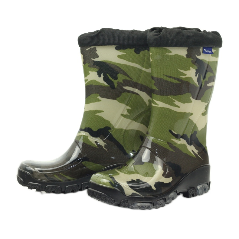 Galosce mimetiche con ioni d'argento Ren But nero marrone verde 3