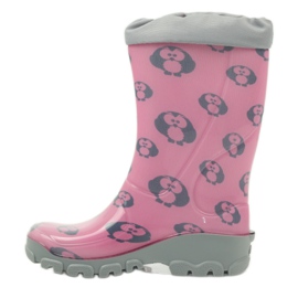 Galosce di gufo con ioni d'argento Ren But grigio rosa 2