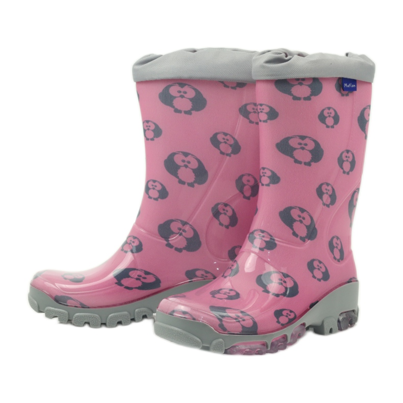 Galosce di gufo con ioni d'argento Ren But grigio rosa 3