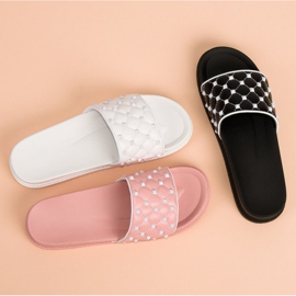 Ciabatte da donna alla moda rosa 1