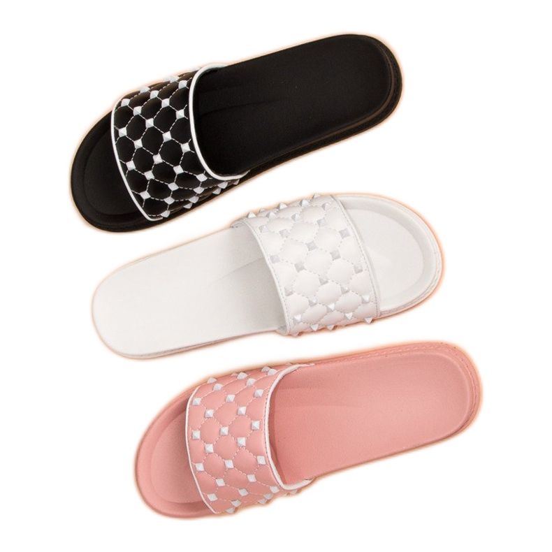 Ciabatte da donna alla moda rosa 2