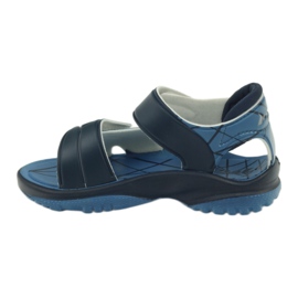Sandali blu Scarpe da bambino Rider velcro blu navy 2