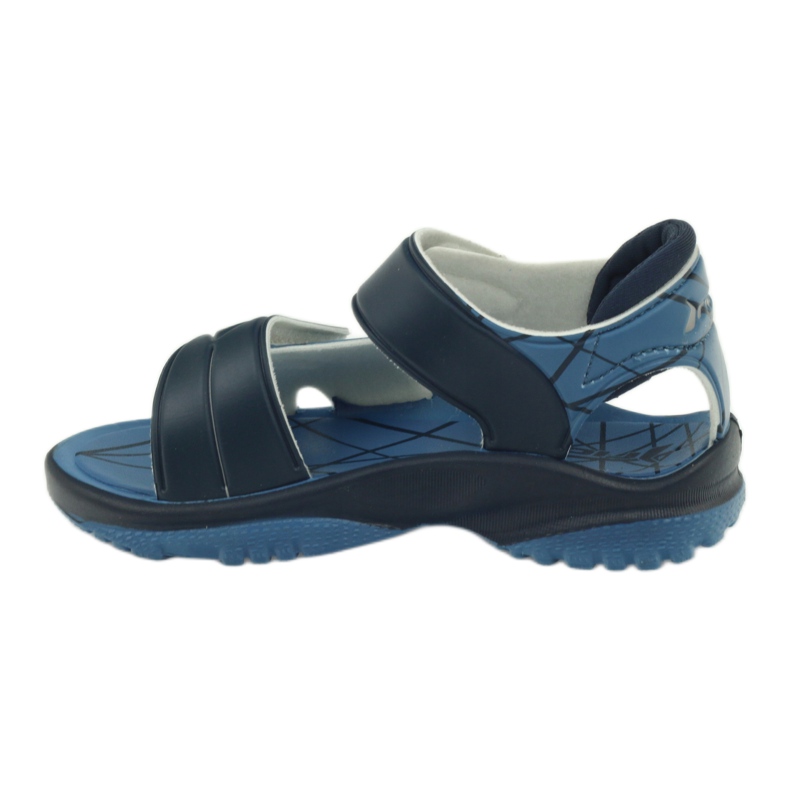 Sandali blu Scarpe da bambino Rider velcro blu navy 2