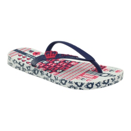 Navy Blue Flip -flips con pattern d'acqua ipanema 81640 blu navy 1