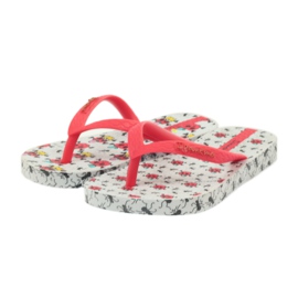 Ciabatte scarpe bambini Ipanema 81264 infradito per acqua bianco rosso 4