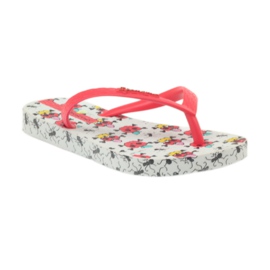 Ciabatte scarpe bambini Ipanema 81264 infradito per acqua bianca rosso 2