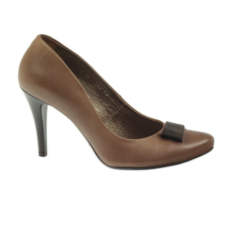 Décolleté Kaniowski 125 in pelle marrone 1