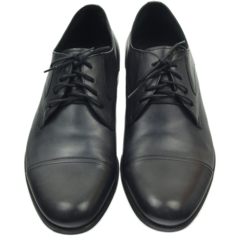 Scarpe scarpe da uomo in pelle Pilpol 1674 grigio 5