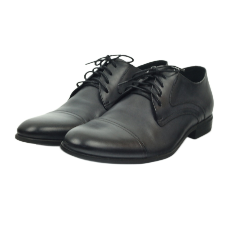 Scarpe scarpe da uomo in pelle Pilpol 1674 grigio 4