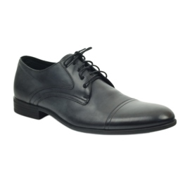 Scarpe scarpe da uomo in pelle Pilpol 1674 grigio 2