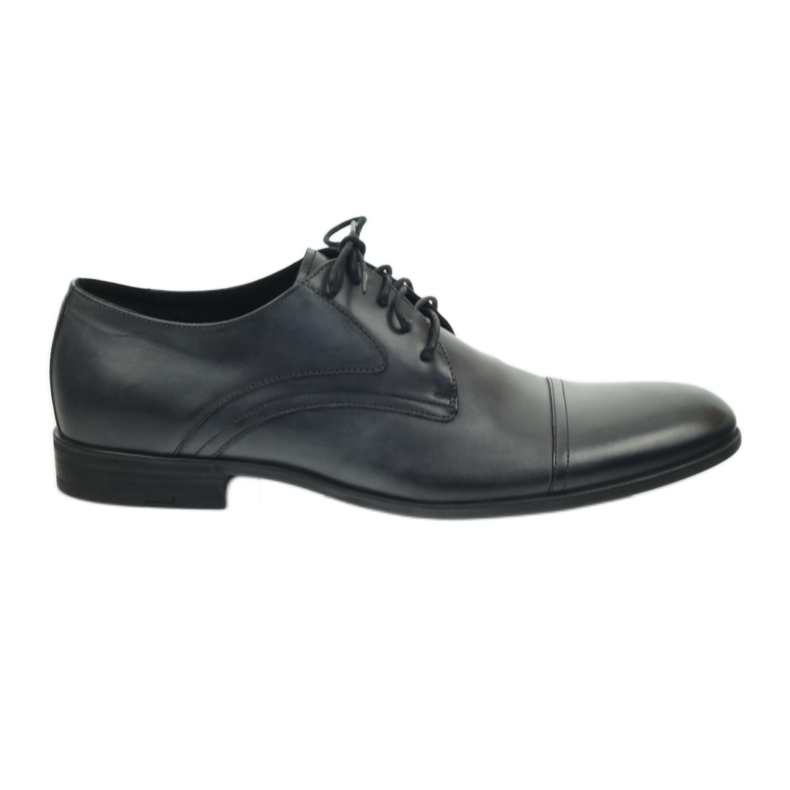 Scarpe scarpe da uomo in pelle Pilpol 1674 grigio 1