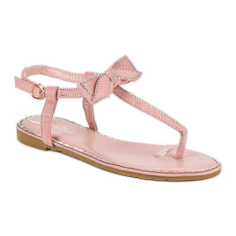 Melisa Sandali Infradito Con Fiocco rosa 1