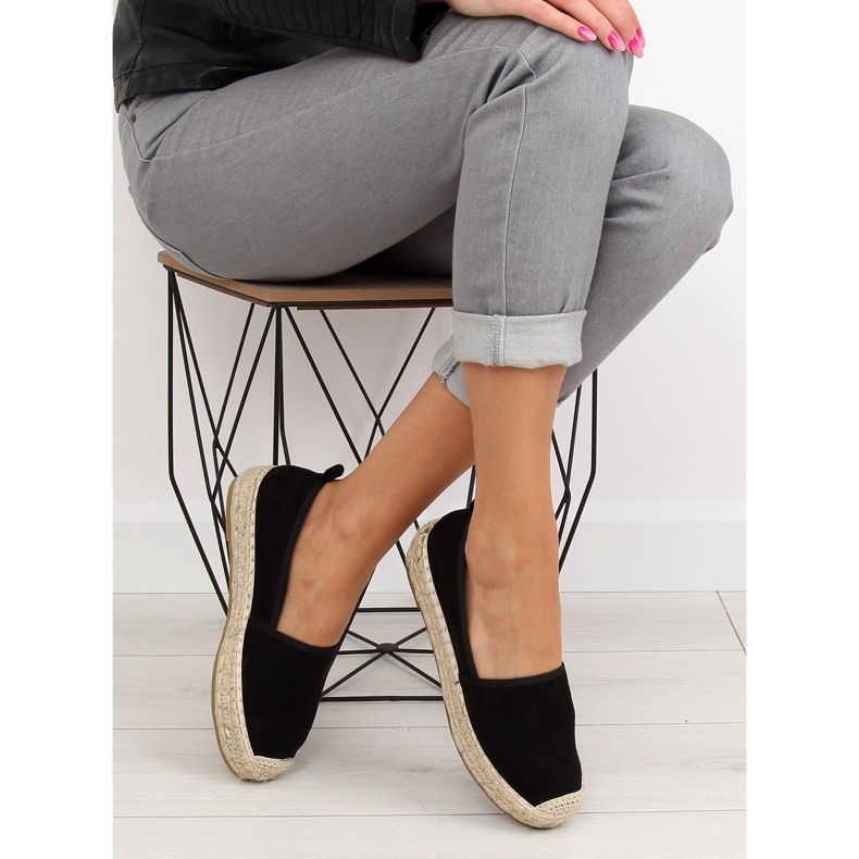 Espadrillas da donna nere BB10P nere nero 1