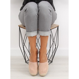 Espadrillas da donna rosa champagne BB10P 2