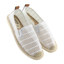 Espadrillas in rete bianca F01B White bianco 2