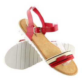 Sandali da donna rossi S25 rossi rosso 2