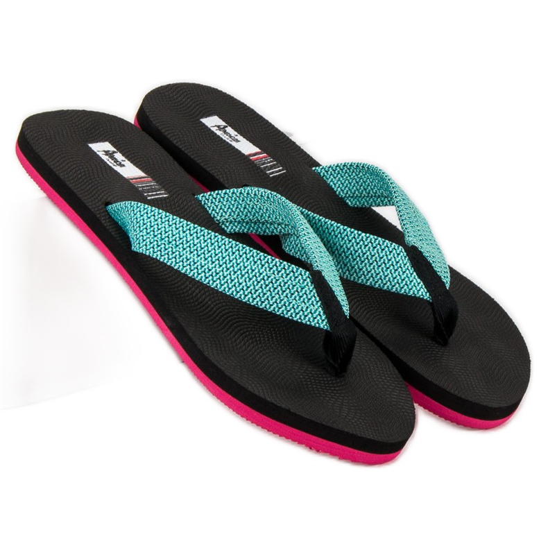 American Club Infradito americane nero verde 1