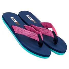 American Club Infradito americane blu rosa 2