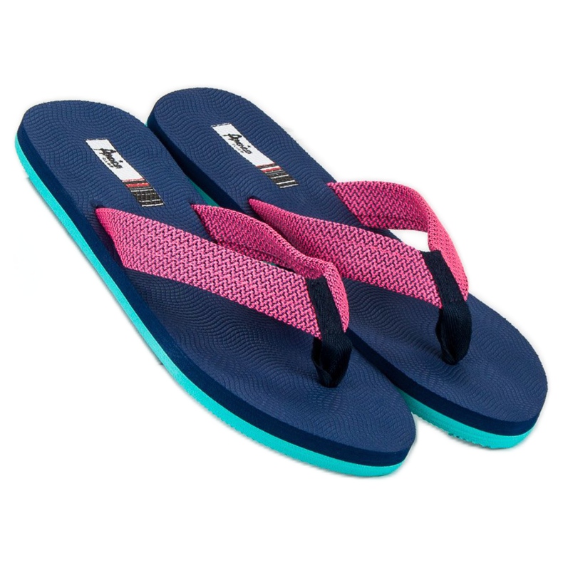 American Club Infradito americane blu rosa 2