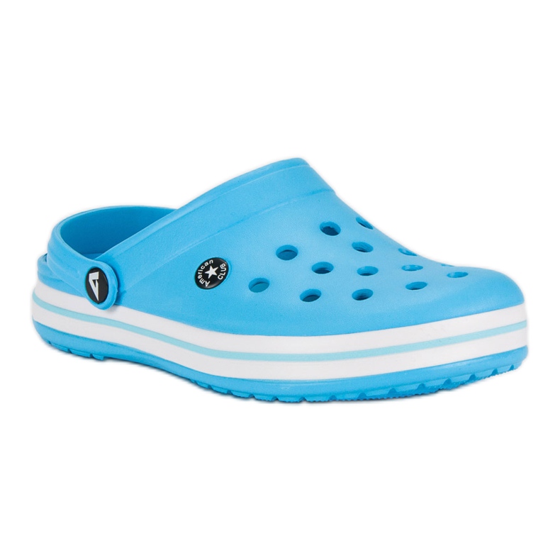 American Club Ciabatte da giardino blu 1