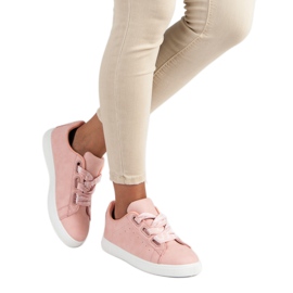 Sneakers alla moda rosa 1