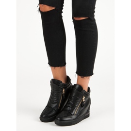 Sneakers alla moda, scarpe da ginnastica nero 2