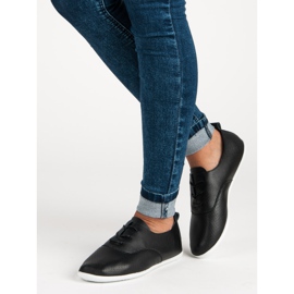 Sneakers nere con lacci nero 2