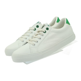 Sneakers bianche BIG STAR 274209 bianco verde 4