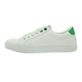 Sneakers bianche BIG STAR 274209 bianco verde 3
