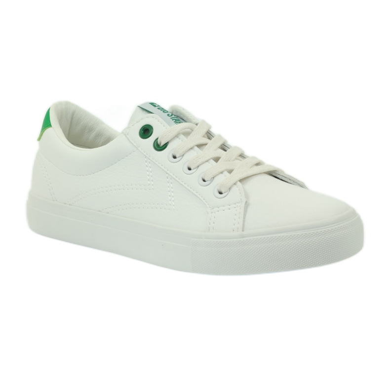 Sneakers bianche BIG STAR 274209 bianco verde 2