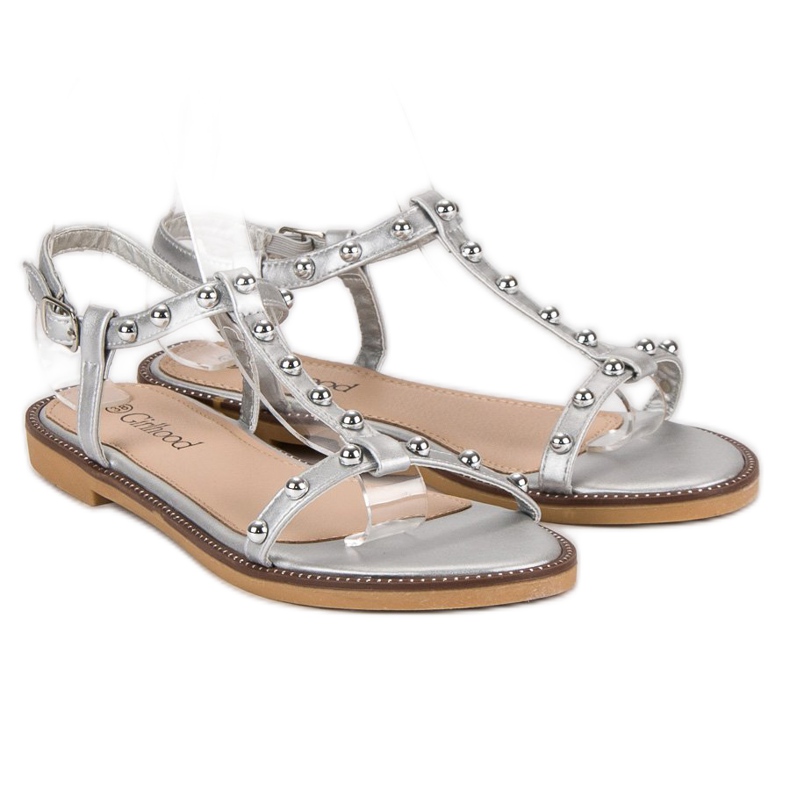 Girlhood Sandali Con Strass grigio 1