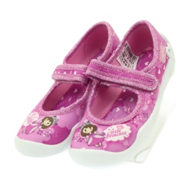 Befado scarpe per bambini ballerine pantofole 114x306 bianca rosa 5
