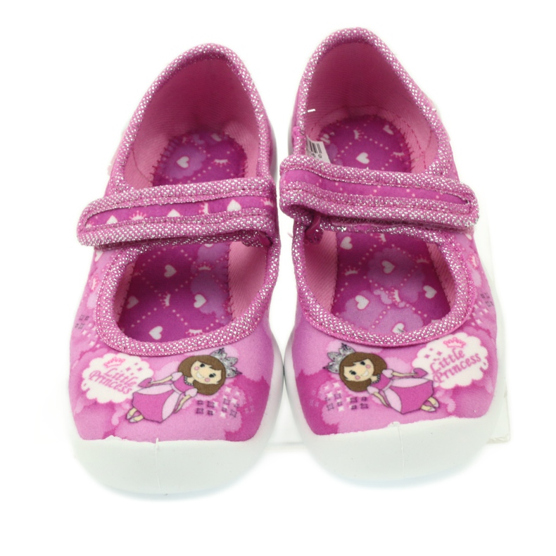 Befado scarpe per bambini ballerine pantofole 114x306 bianco rosa 4